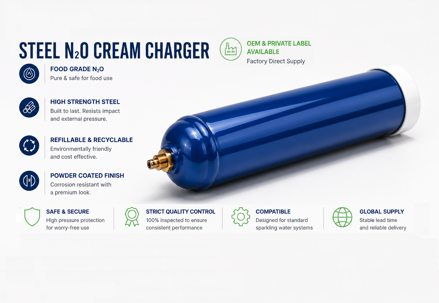 N2O Cream Chargers product category